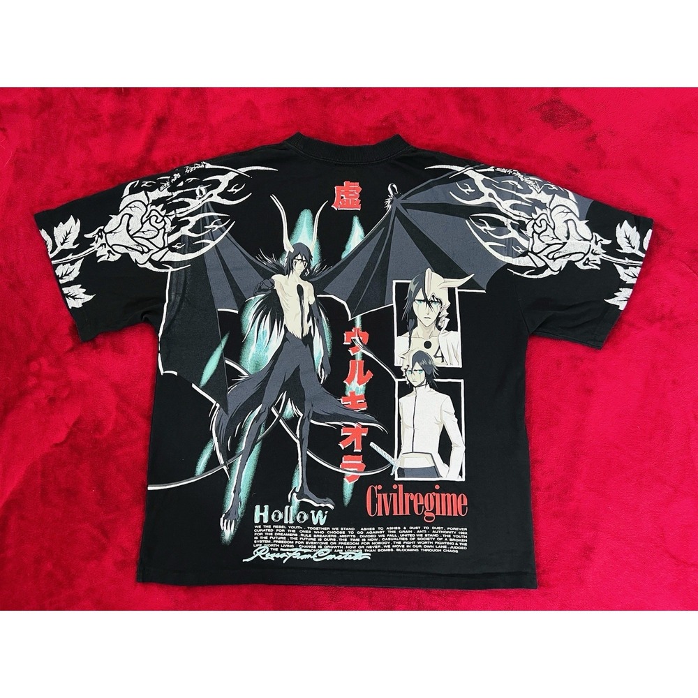 Bleach Ulquiorra Heavyweight Graphic T-Shirt Sz M Anime Manga Streetwear Y2K